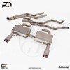 2X102mm Meisterschaft Titanium - GT Racing Exhaust for BMW E90/E91 335i & 335xi Turbo models